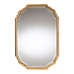 Baxton Studio Pacino Antique Goldleaf Accent Wall Mirror